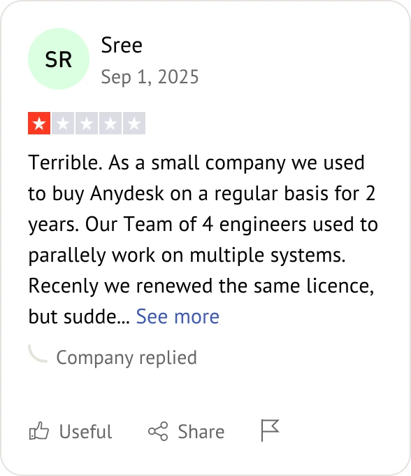 AnyDesk user review