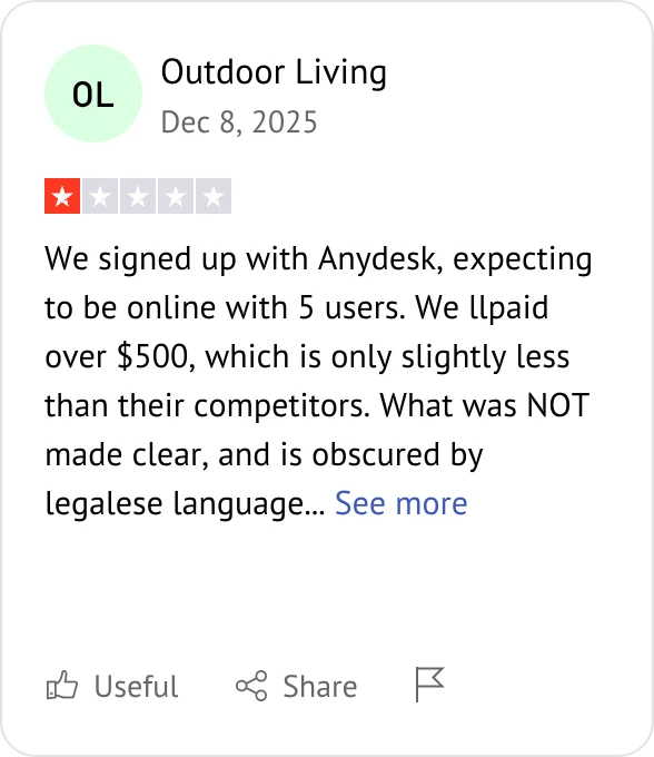 AnyDesk user review