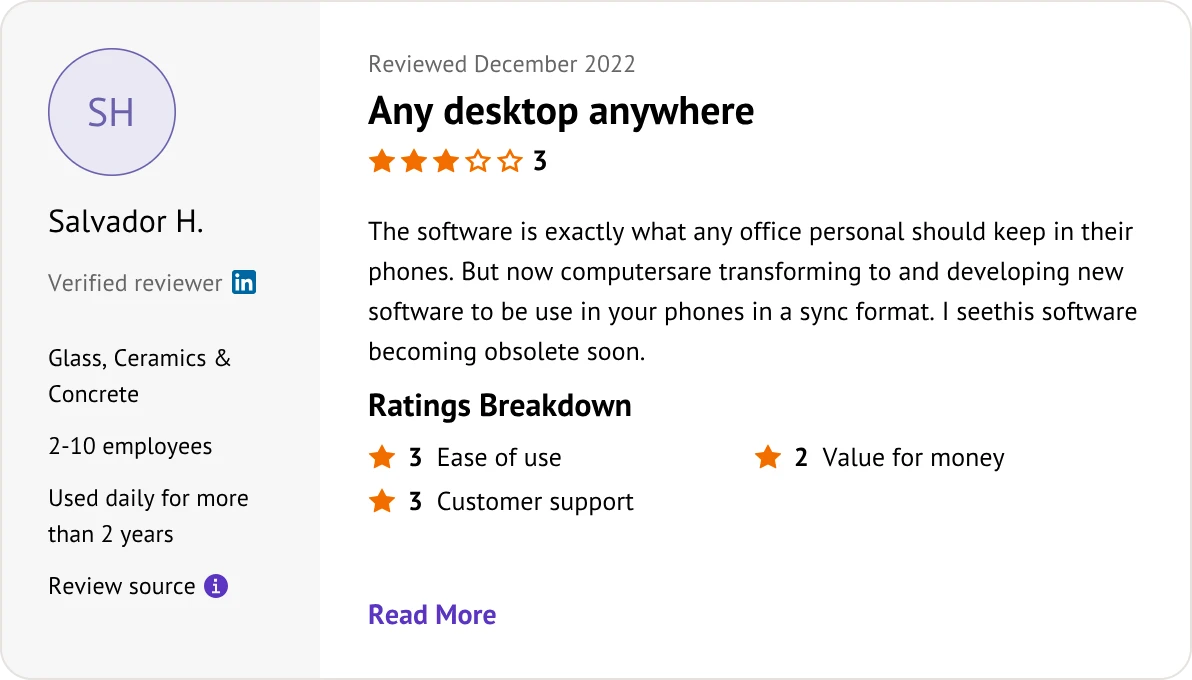 Chrome Remote Desktop user review