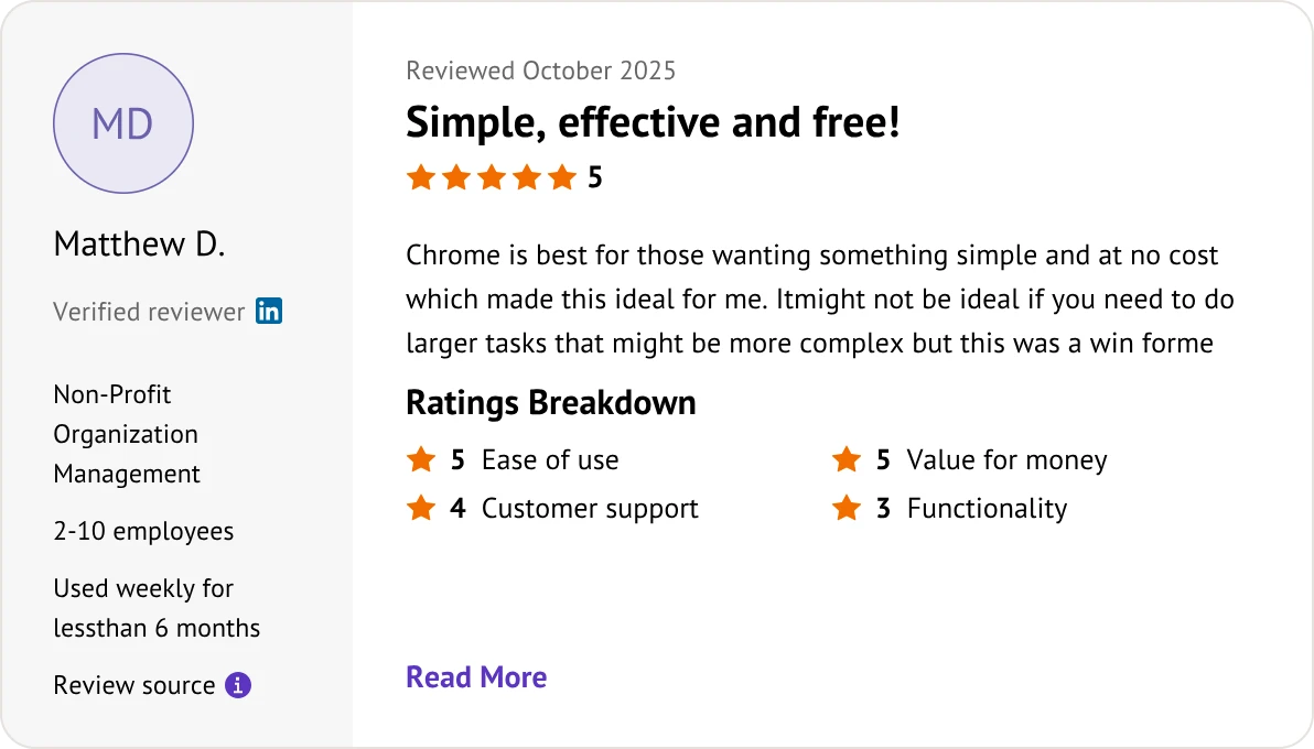 Chrome Remote Desktop user review
