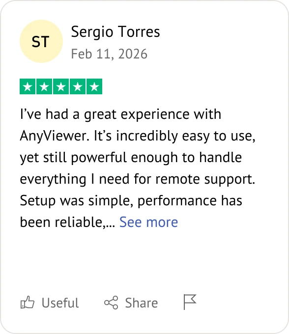 AnyViewer user review