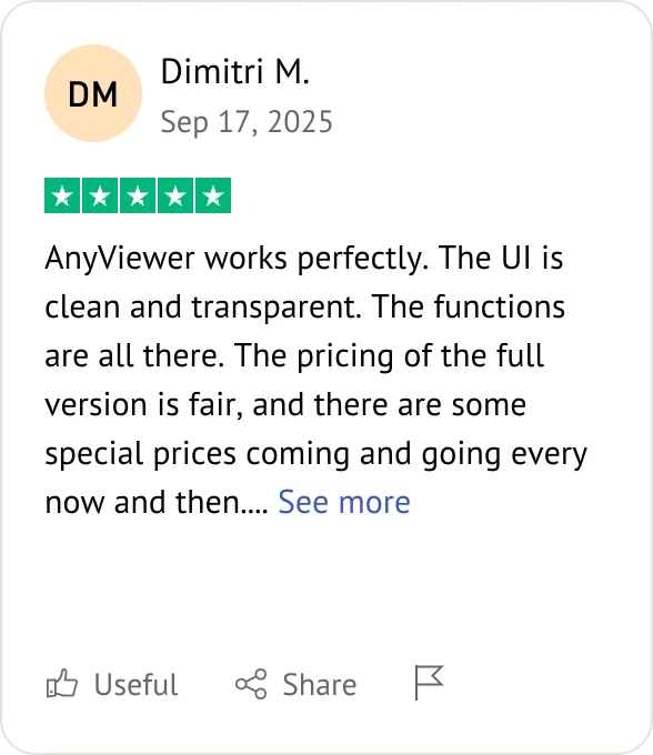 AnyViewer user review