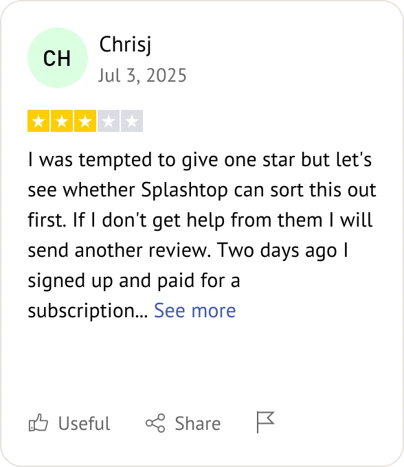 splashtop user review