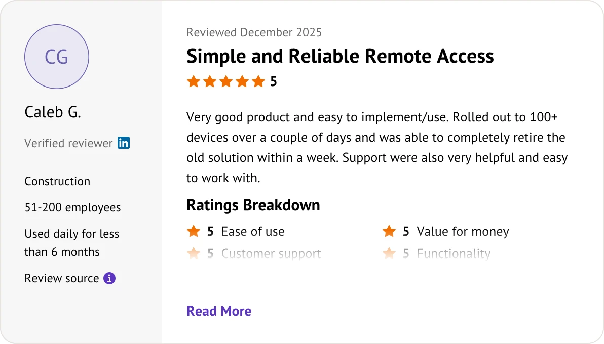 Zoho Assist user review