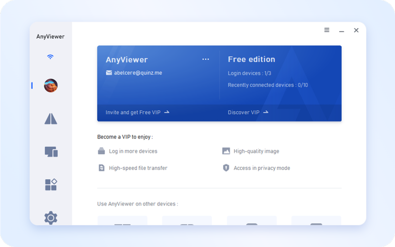 Connectez-vous à votre PC de jeu avec AnyViewer