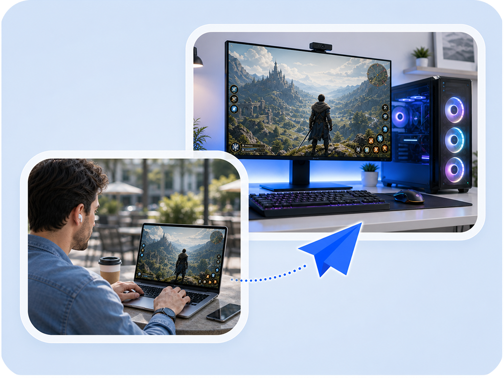 Utiliser AnyViewer pour accéder à distance à un ordinateur de jeu