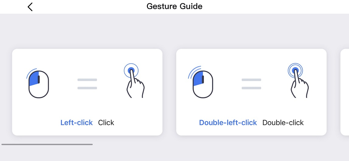 AnyViewer Gesture Guide 