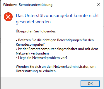 Herausforderung Konnte Nicht Gesendet Werden