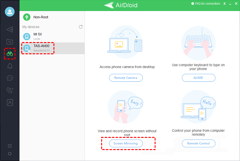 Airdroid Screen Mirroring 