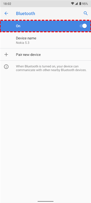Android Bluetooth Setting