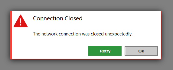 Connection Closed 