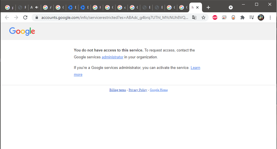 Chrome Remote Desktop Errors 