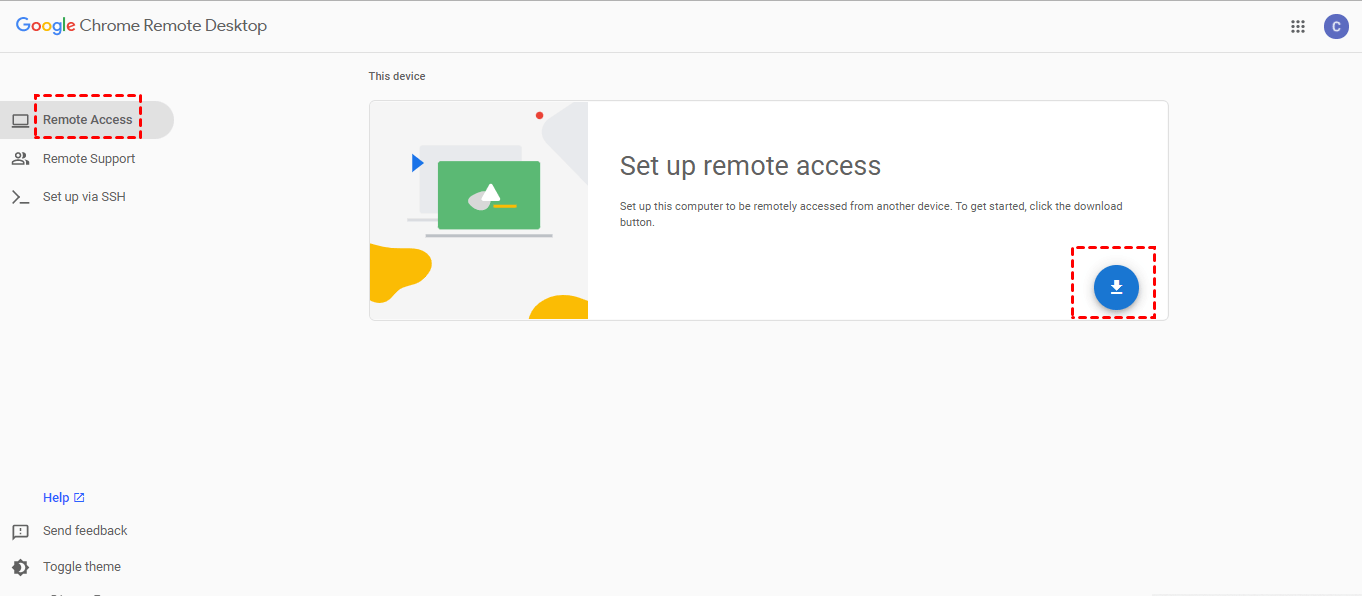 set up via ssh chrome remote desktop set up via ssh chrome remote desktop