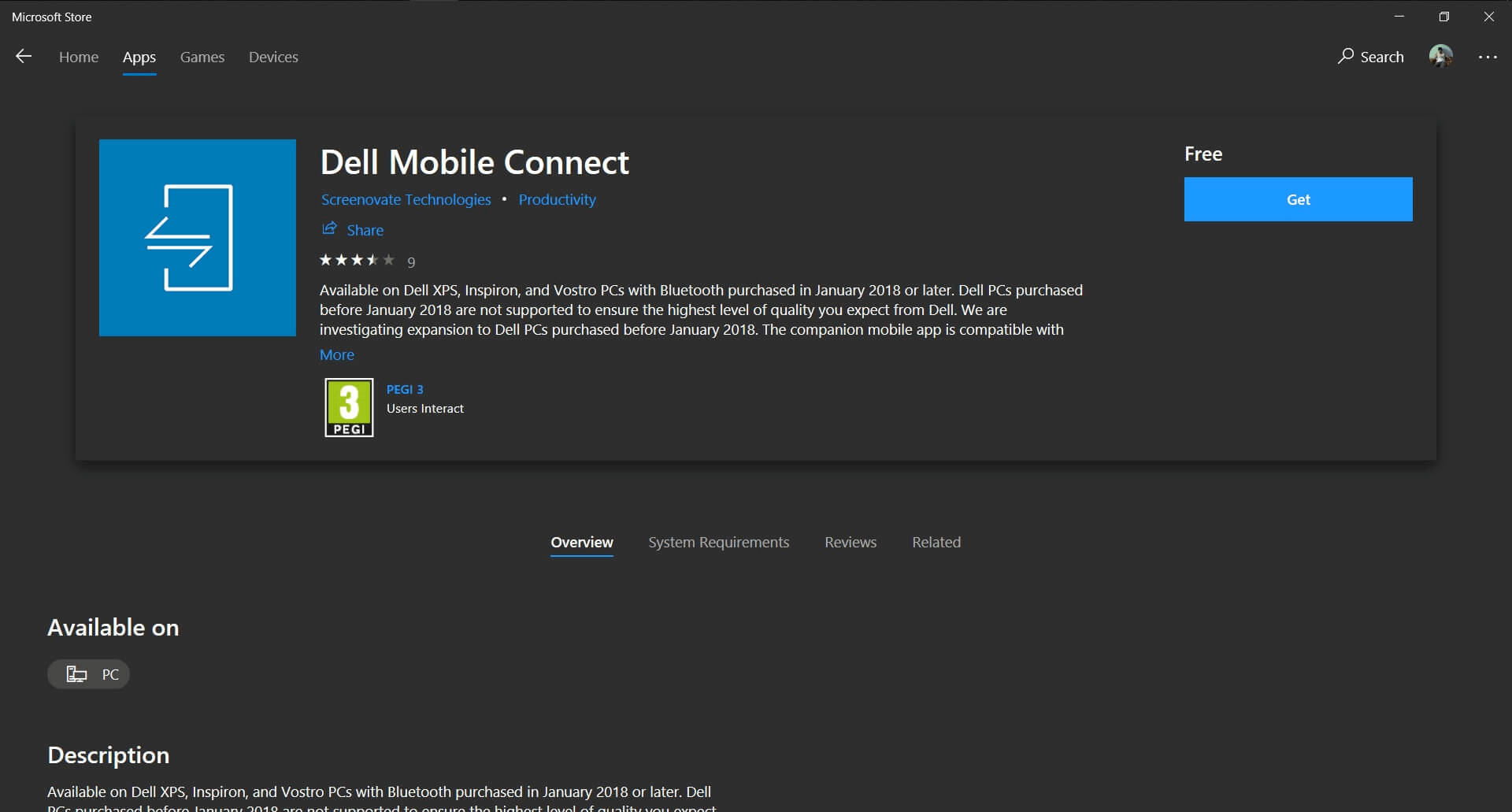 Download Dell Mobile Connect on PC