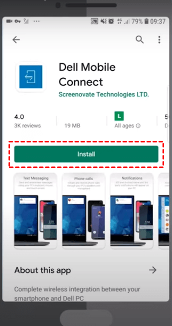 install dell mobile connect