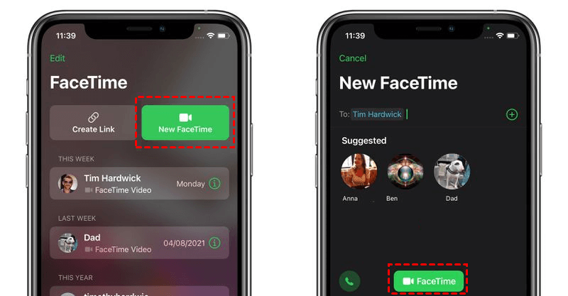 FaceTime How to Share 