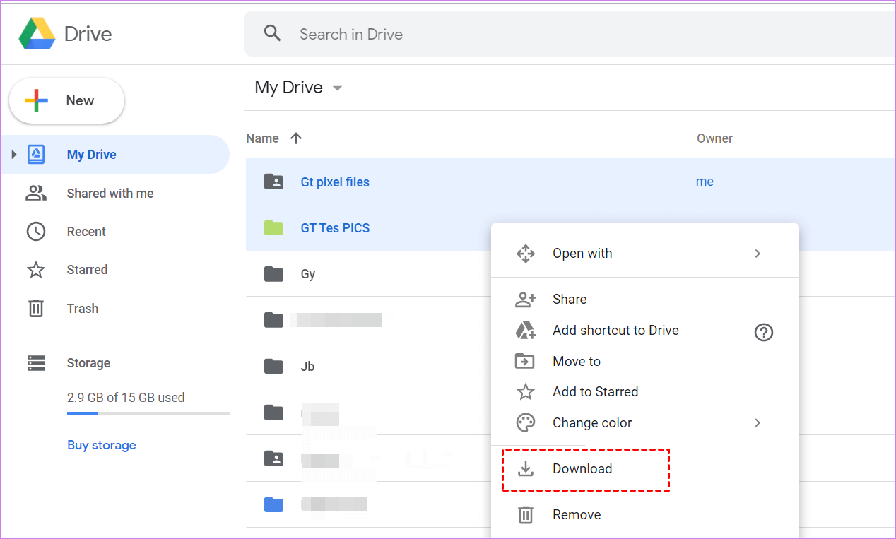 Download Files from Google Drive 