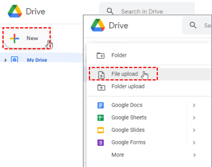 Google Drive Upload File