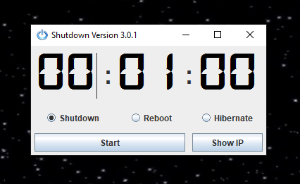 Shutdown Server 
