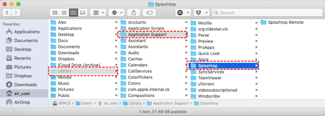 Application Support Splashtop