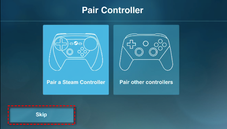steam link pair controller