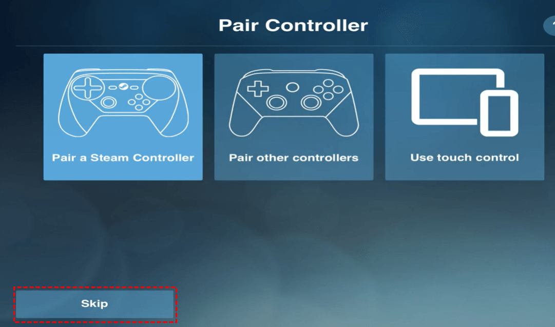 ipad steam link pair controller