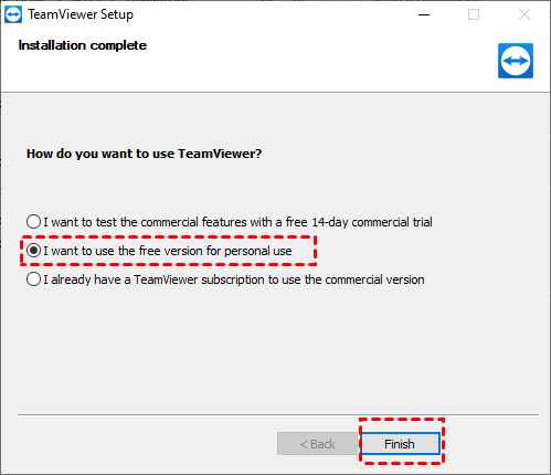 Install TeamViewer 