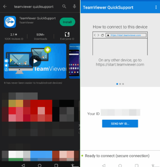 TeamViewer QuickSupport Android 