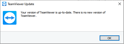 TeamViewer Update Window 