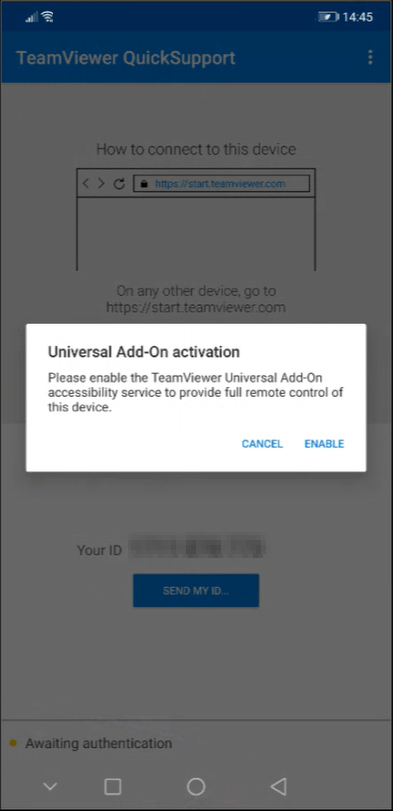 Universal Add-on Activation 