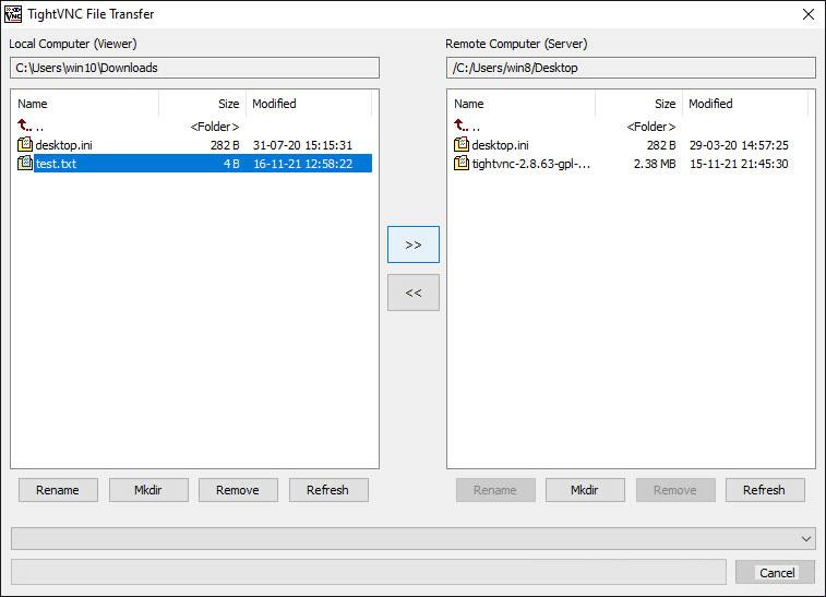 Upload File to Remote Computer 