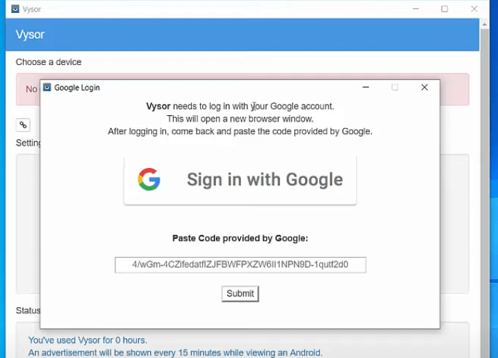 Sign Up with Google