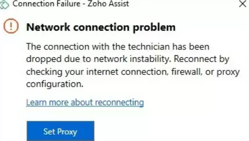 Zoho Assist Not Working