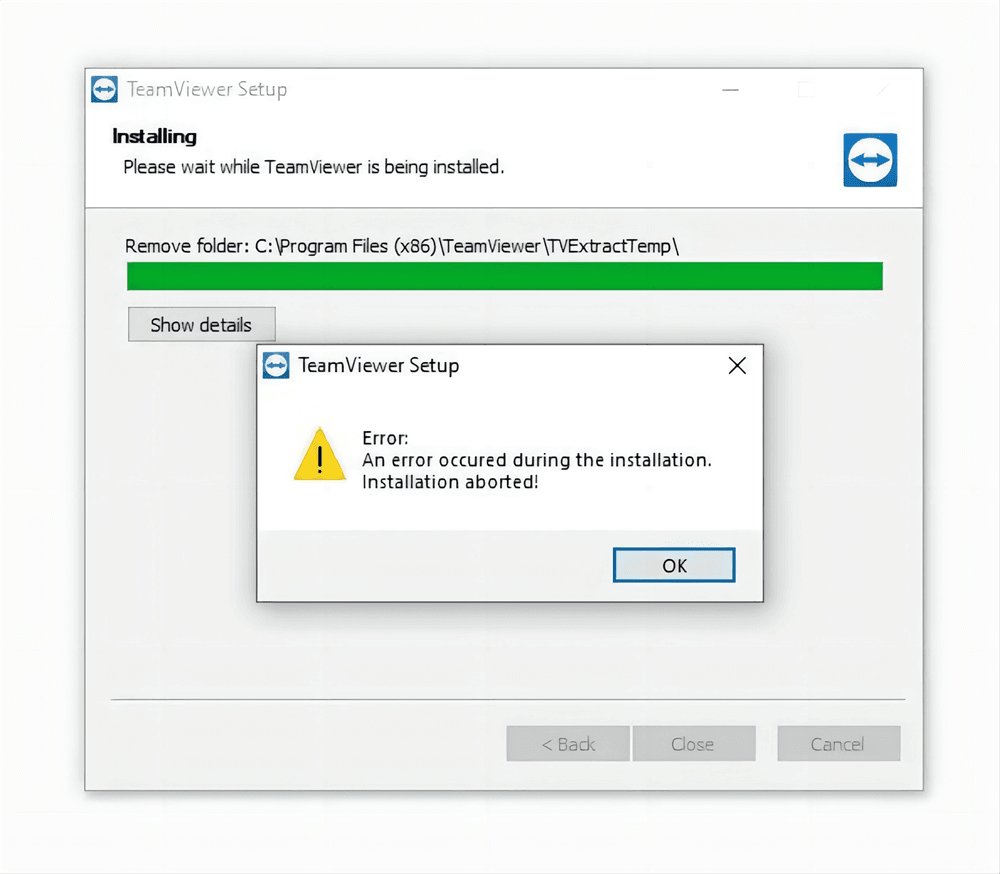 teamviewer-cannot-install