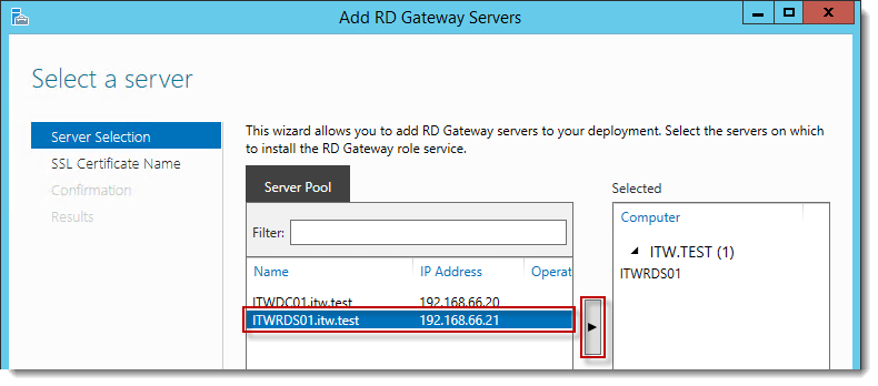 Add RD Gateway Servers