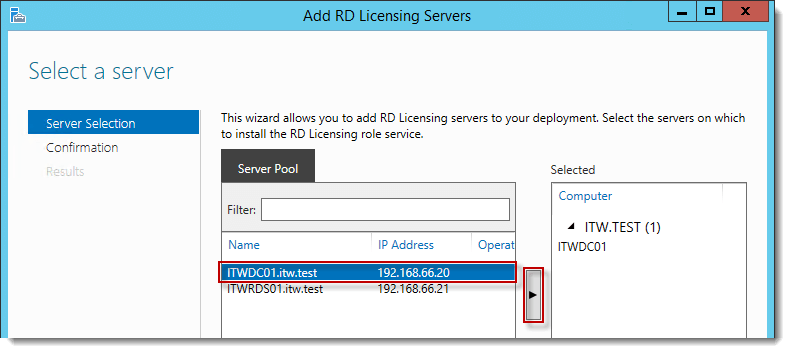 Add RD Licensing Servers
