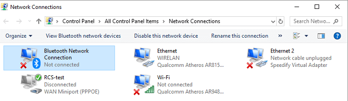 Bluetooth Network Connection 