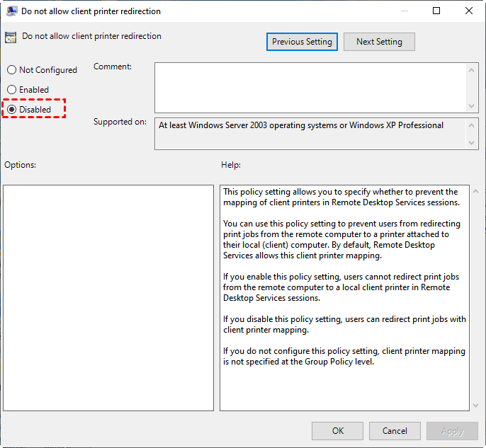 Solutions to Printer Doesn't Show in Remote Desktop Session
