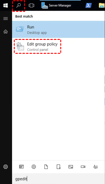 Edit Group Policy 