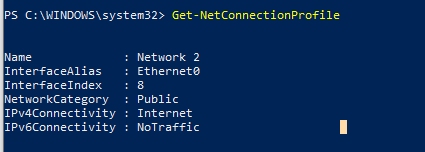 Get Netconnection