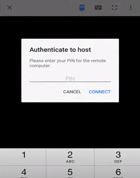 iPhone authentication to Host