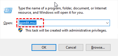 Local Group Policy Editor Window
