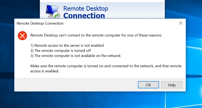 Remote Access to The Server is Not Enabled