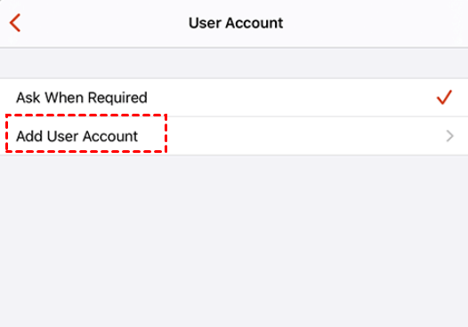 Workspace Add User Account 