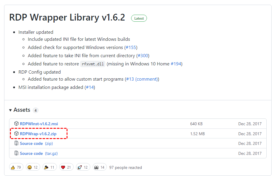 RDP Wrapper Library 
