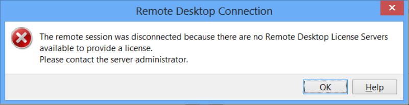 The Remote Session was Disconnected