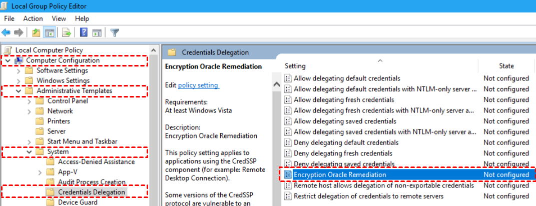Szyfrowanie Oracle Remediation
