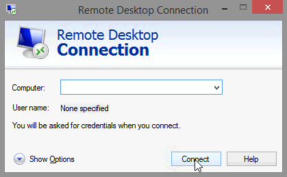 The Remote Desktop Connection is Successful