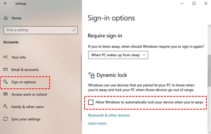 Windows Dynamic Lock